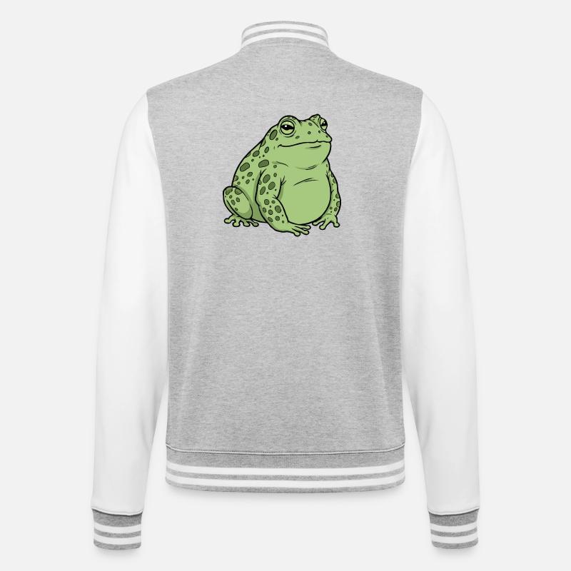 Crapaud gras - Veste Teddy - gris chiné / blanc