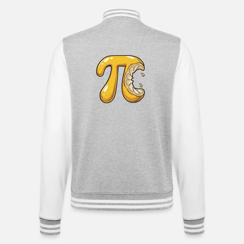 Lemon Pi Math - Veste Teddy - gris chiné / blanc