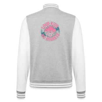 Loud Kids Sans regrets Musique Punk Rock - Veste Teddy - gris chiné / blanc - Dos - Marisol (170cm)