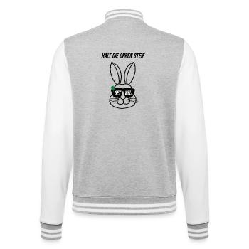 Gardez les oreilles raides Guérissez-vous Lapin Guérissez-vous rapidement - Veste Teddy - gris chiné / blanc - Dos - Marisol (170cm)
