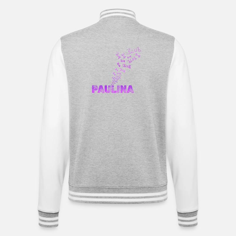 as fun - College Sweat Jacket - heather grey/white