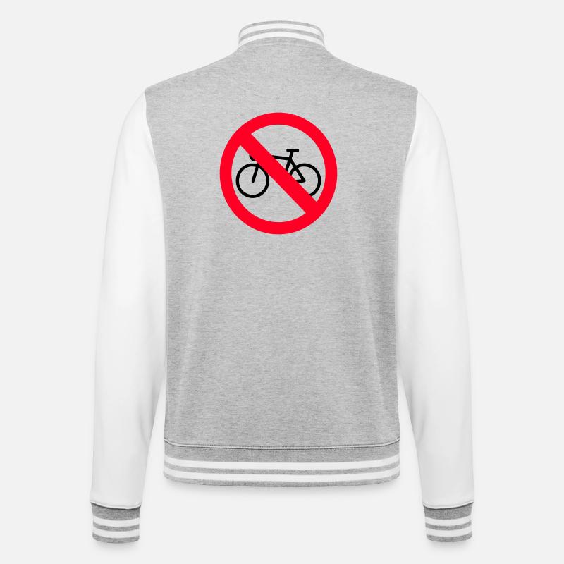 Pas de vélo - Veste Teddy - gris chiné / blanc