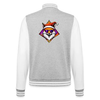 Fox Santa Swag - Veste Teddy - gris chiné / blanc - Dos - Marisol (170cm)