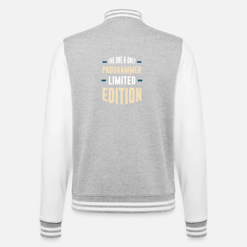 Only Programmer Limited Edition - College Sweat Jacket - heather grey/white