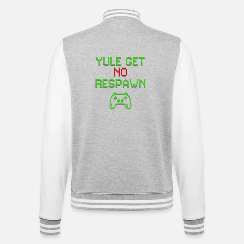 Yule n’a pas de réapparition - Veste Teddy - gris chiné / blanc