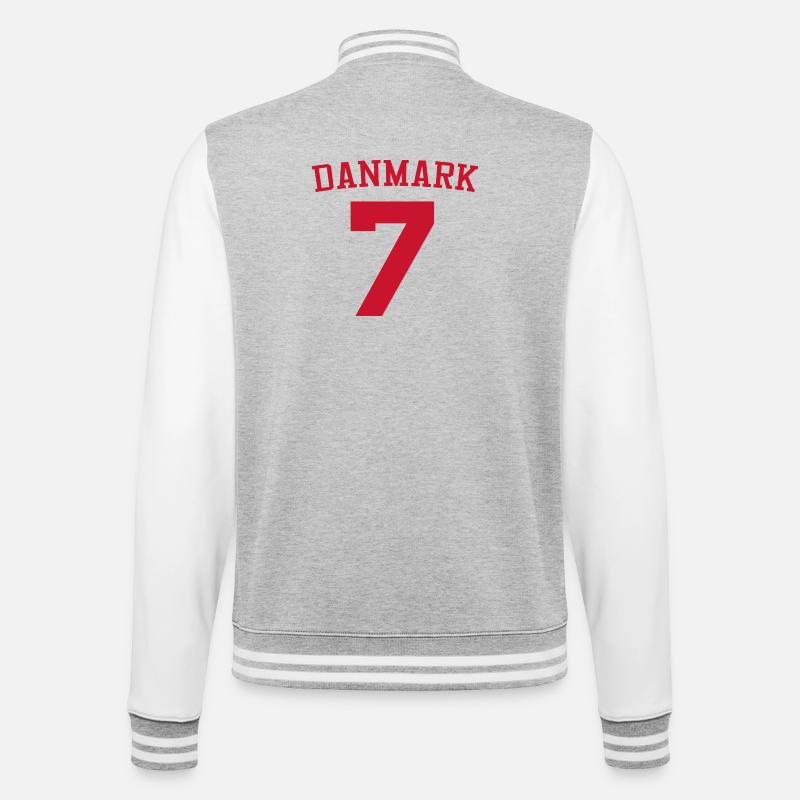 Conception de Denmark 7 Sport - Veste Teddy - gris chiné / blanc