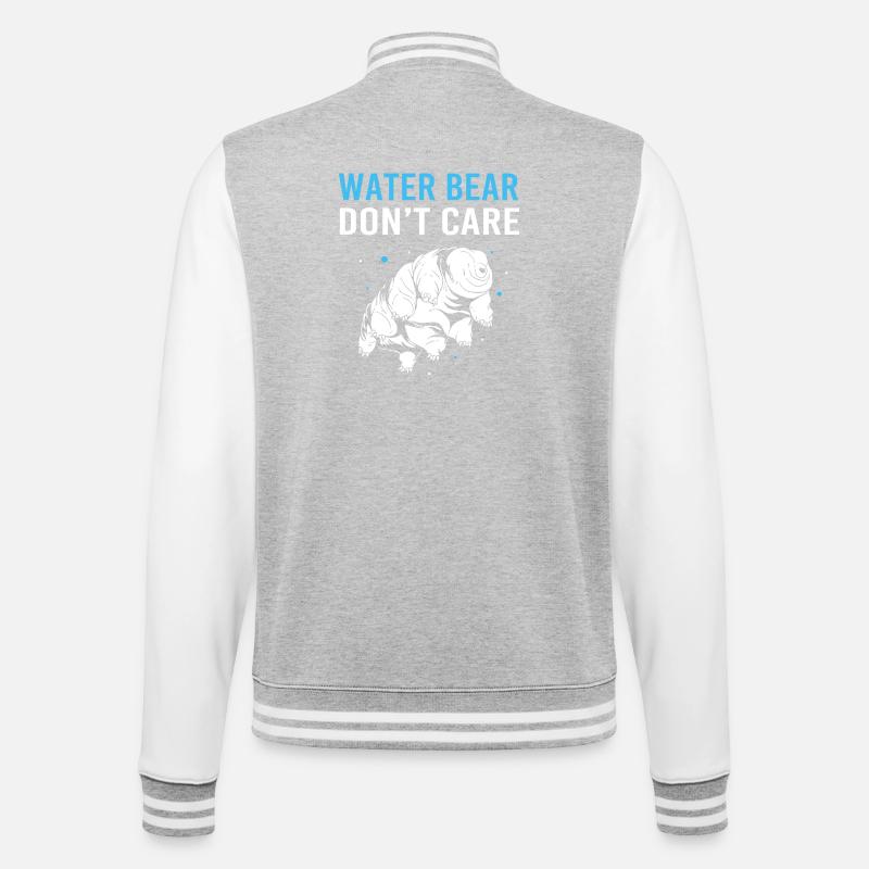 Tardigrade Ours d’eau tardigrade Tardigrade - Veste Teddy - gris chiné / blanc
