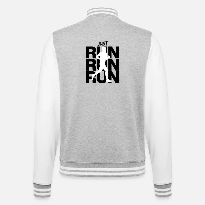 JUSTE COURIR COURIR, COURIR, INTENTION, AJUSTER - Veste Teddy - gris chiné / blanc