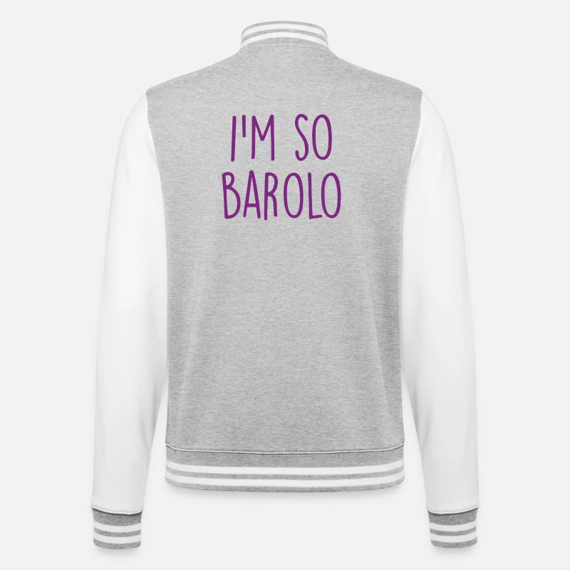 Barolo - Veste Teddy - gris chiné / blanc