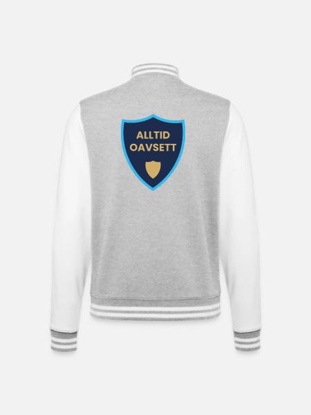 Always regardless of shield motif - College Sweat Jacket - heather grey/white