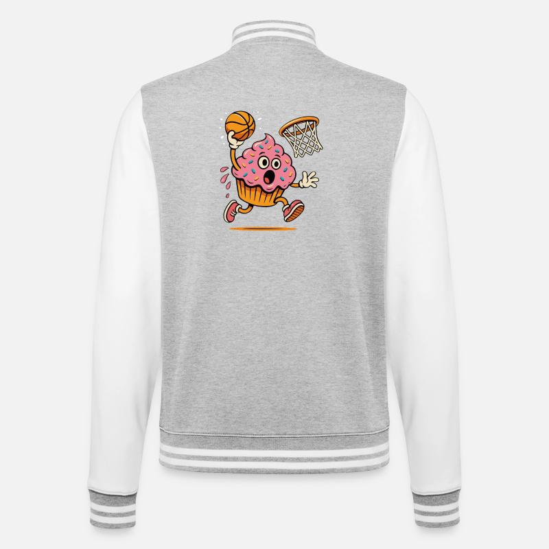 Cupcake Dunkheld - Veste Teddy - gris chiné / blanc