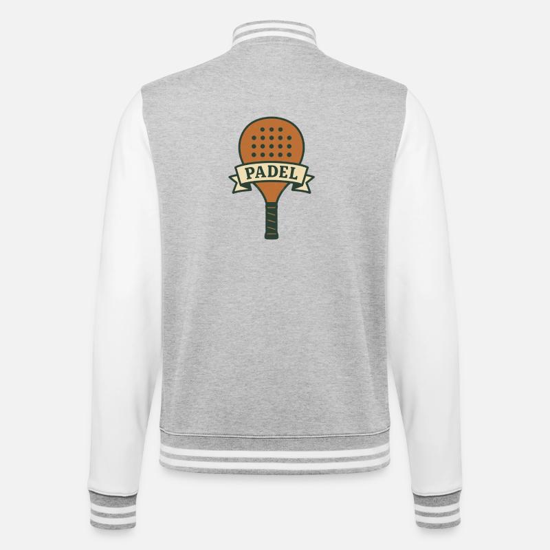 raq - College Sweat Jacket - heather grey/white