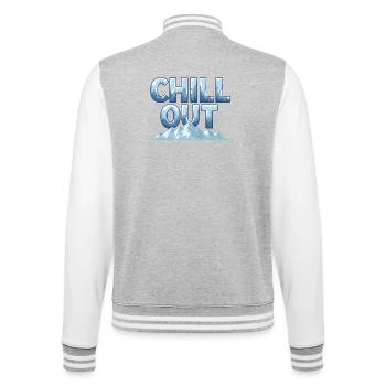 Chill Out Mountains Aménagement extérieur hivernal - Veste Teddy - gris chiné / blanc - Dos - Marisol (170cm)