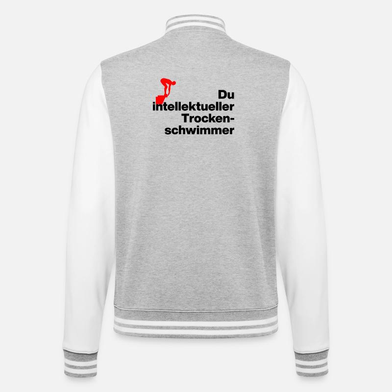 ESPÈCE DE NAGEUR SEC INTELLIGENT. SARCASME - Veste Teddy - gris chiné / blanc