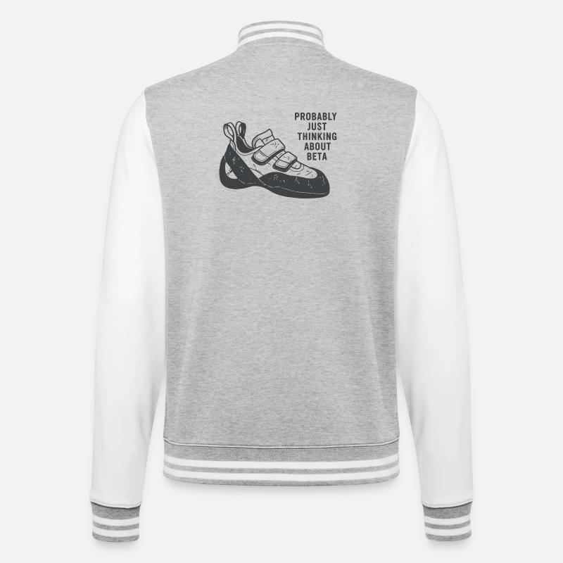 Beta Thought Sneaker Tee - College-Sweatjacke - Grau meliert/Weiß