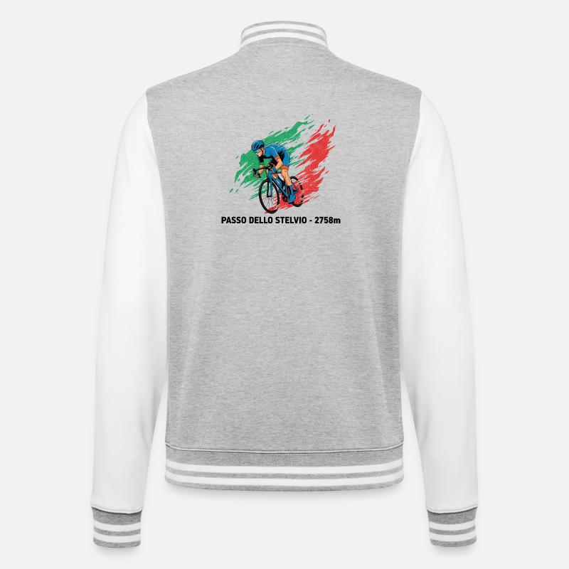 Passage dello Stelvio Grimpeur Colour Burst - Veste Teddy - gris chiné / blanc