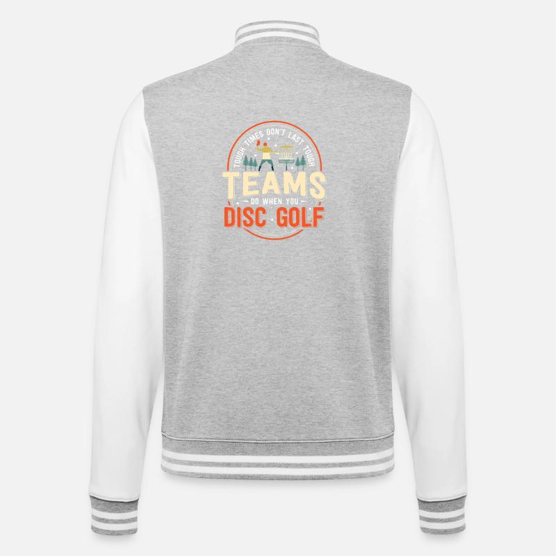 Cadeaux de disc golf Disc Golf - Veste Teddy - gris chiné / blanc