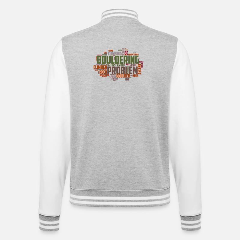 Nuage de mots de Boulder - Veste Teddy - gris chiné / blanc