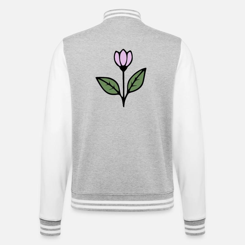 Geschenk Mutter Muttertag Geschenk Mama Geschenke - College-Sweatjacke - Grau meliert/Weiß
