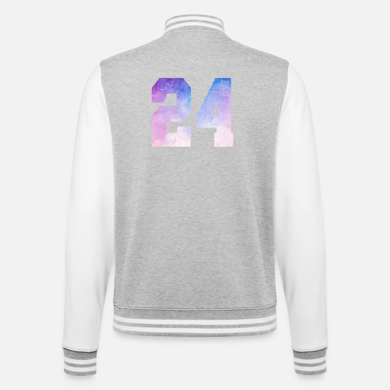 Issue 24 – 24th Anniversary Gift - College Sweat Jacket - heather grey/white