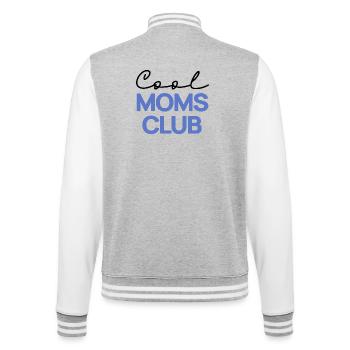 Funny Mom Grandma Mother's Day Gift Design Humor - College Sweat Jacket - heather grey/white - Back - Marisol (170cm)