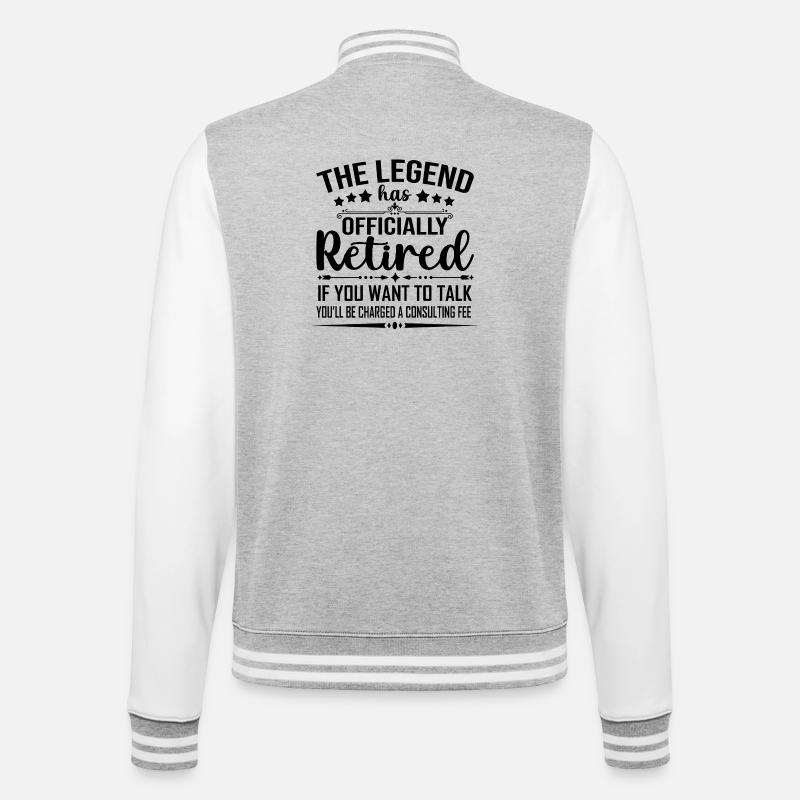Drôle de déclaration sur la retraite - Veste Teddy - gris chiné / blanc