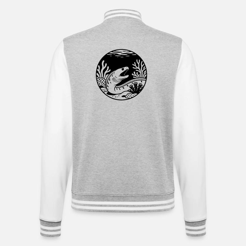 Murenes - Veste Teddy - gris chiné / blanc