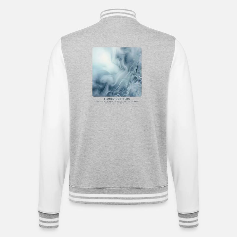 Liquid Sub-Zero - College Sweat Jacket - heather grey/white