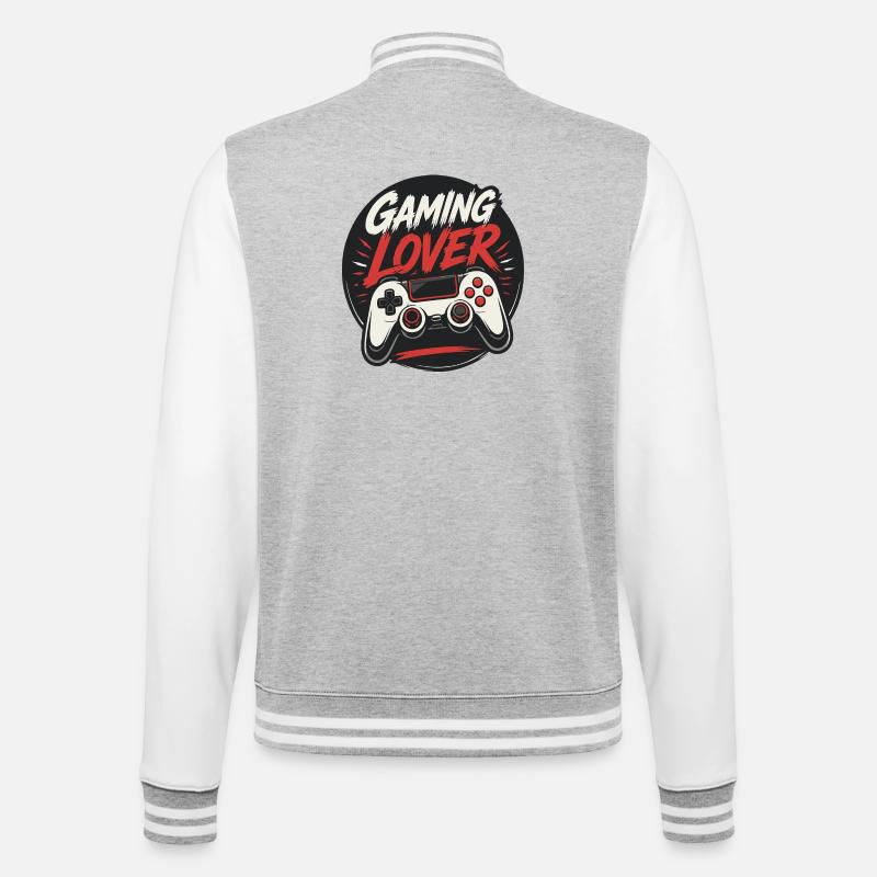 Jeu Manger Sommeil Jeu Répéter - Veste Teddy - gris chiné / blanc