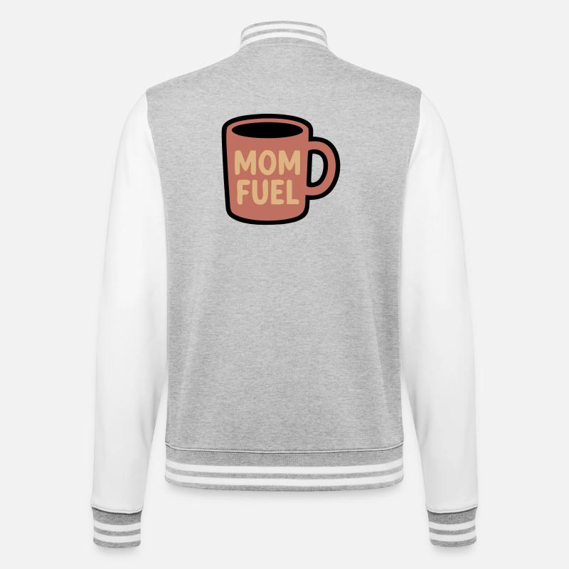Maman Fuel Tasse à café Maman - Veste Teddy - gris chiné / blanc