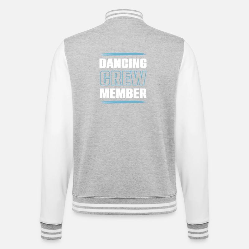 Dancing Crew - College Sweat Jacket - heather grey/white