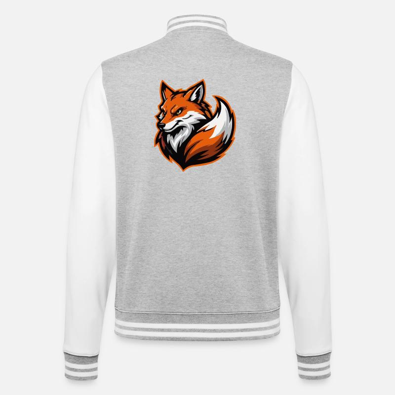 Fox Esports - Veste Teddy - gris chiné / blanc