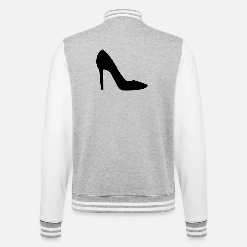 Talons hauts - Veste Teddy - gris chiné / blanc
