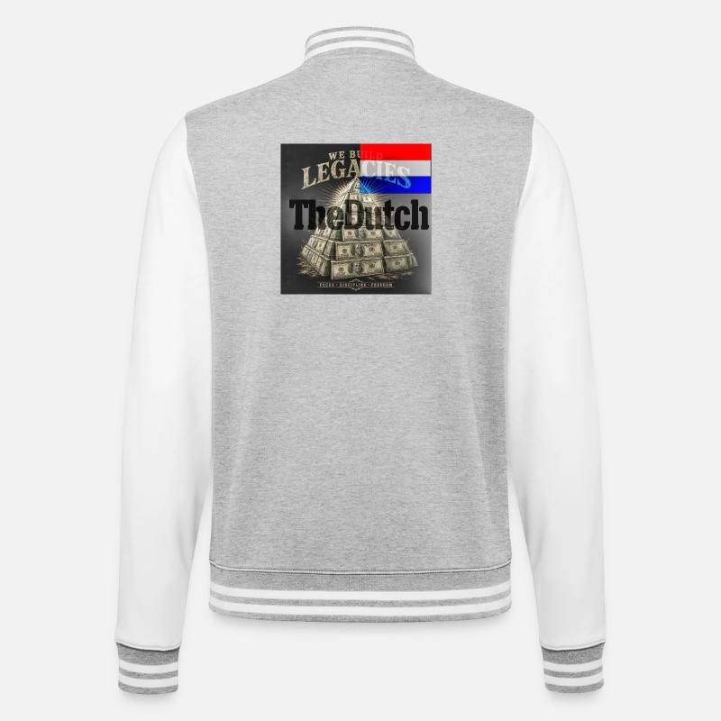 Pyramide Legacy : Concentration et Liberté - Veste Teddy - gris chiné / blanc