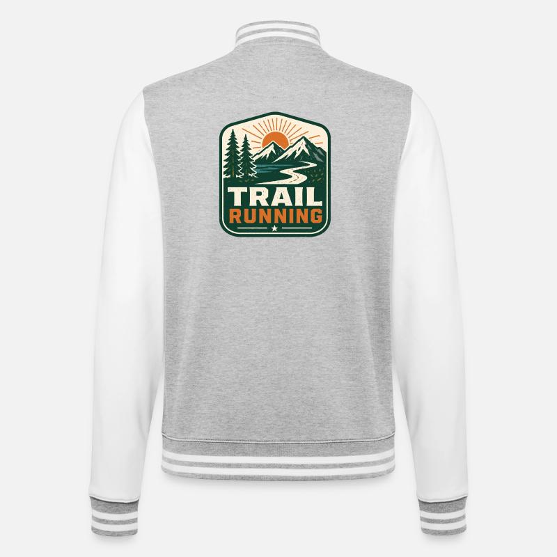 Trail running - Veste Teddy - gris chiné / blanc