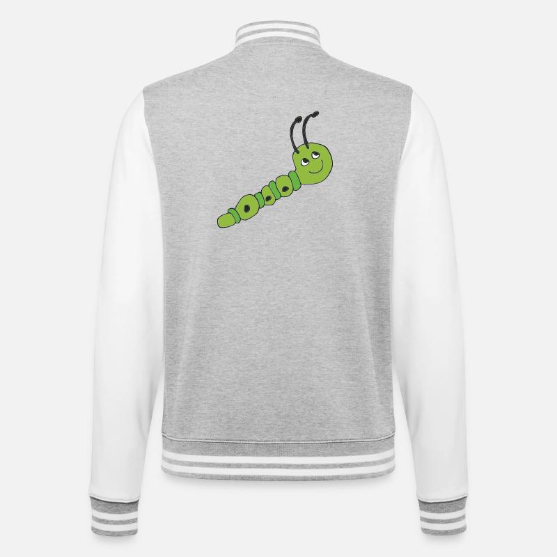 Caterpillar - College Sweat Jacket - heather grey/white