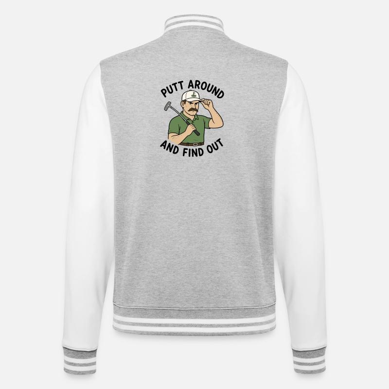 Putt un peu et découvre : - Veste Teddy - gris chiné / blanc