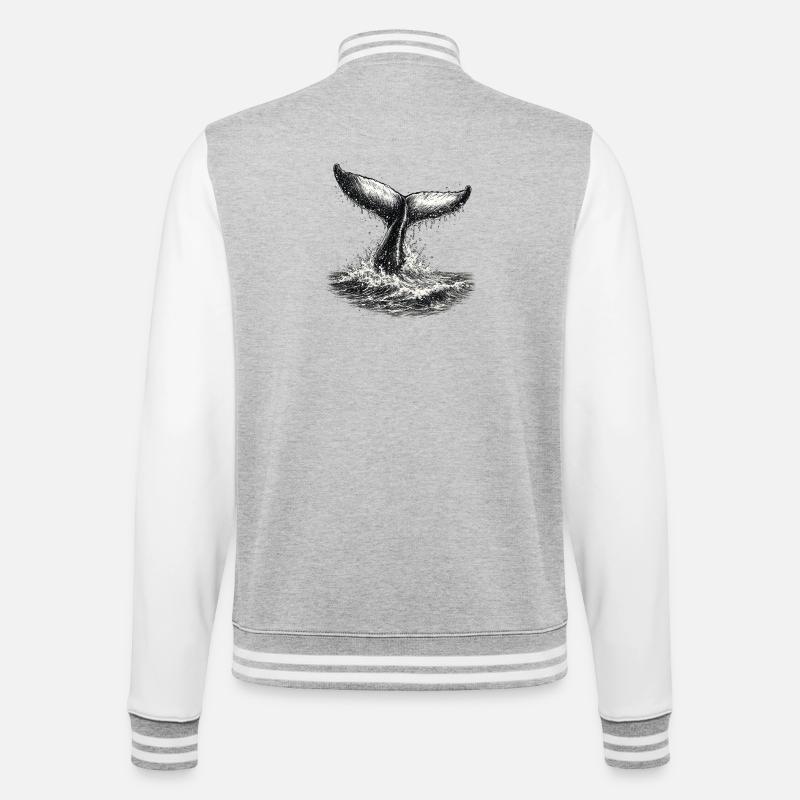 Dérive électorale - Veste Teddy - gris chiné / blanc