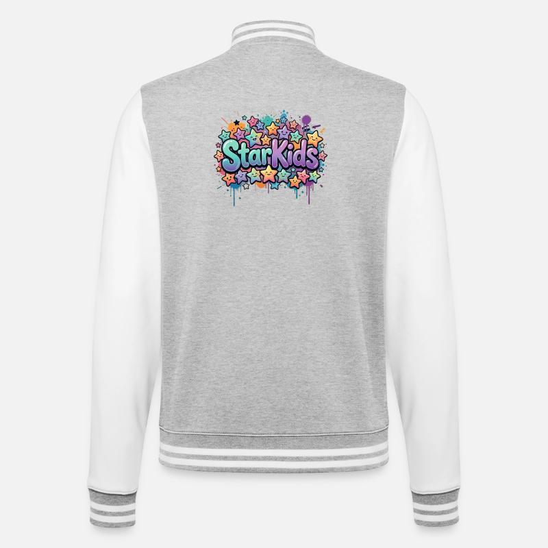 StarKids - Veste Teddy - gris chiné / blanc