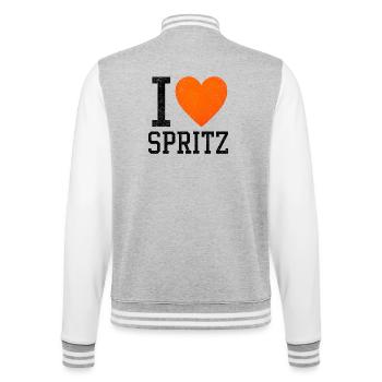 I Love Spritz  - College-Sweatjacke - Grau meliert/Weiß - Hinten - Marisol (170cm)