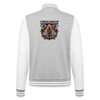 Merry Axemas Heavy Metal - Veste Teddy - gris chiné / blanc - Dos - Marisol (170cm)