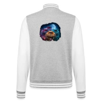 Accessoires Araignées Sauteuses Cadeau pour le support de terrarium - Veste Teddy - gris chiné / blanc - Dos - Marisol (170cm)