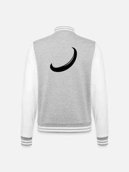 boomerang - College Sweat Jacket - heather grey/white