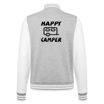 Campeur - Veste Teddy - gris chiné / blanc - Dos - Marisol (170cm)