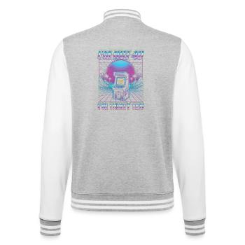I'm not 40 Im 30 Ten Birthday - College Sweat Jacket - heather grey/white - Back - Marisol (170cm)