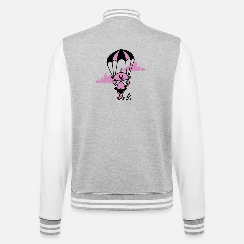 bébé - Veste Teddy - gris chiné / blanc