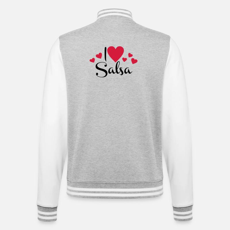 2541614 113586423 salsa - College Sweat Jacket - heather grey/white