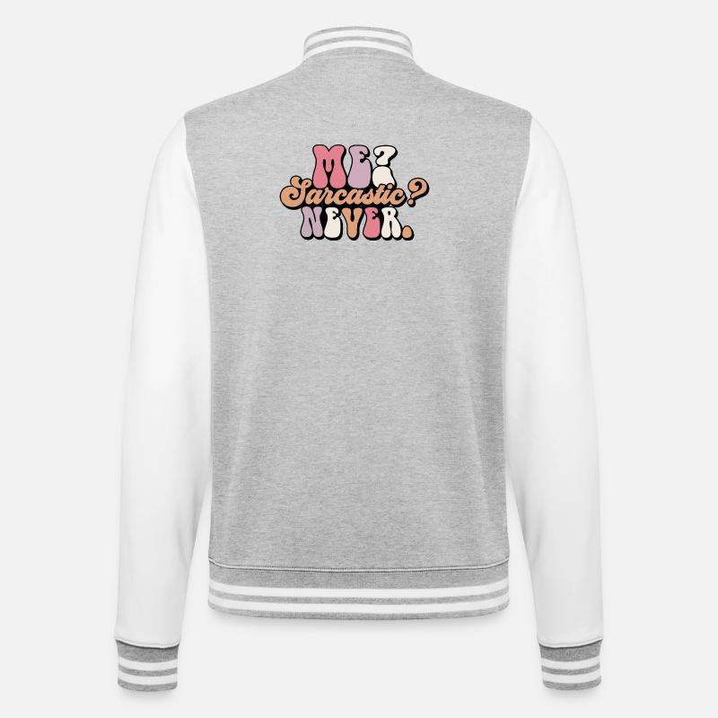 J’aime les déclarations sur moi-même. - Veste Teddy - gris chiné / blanc