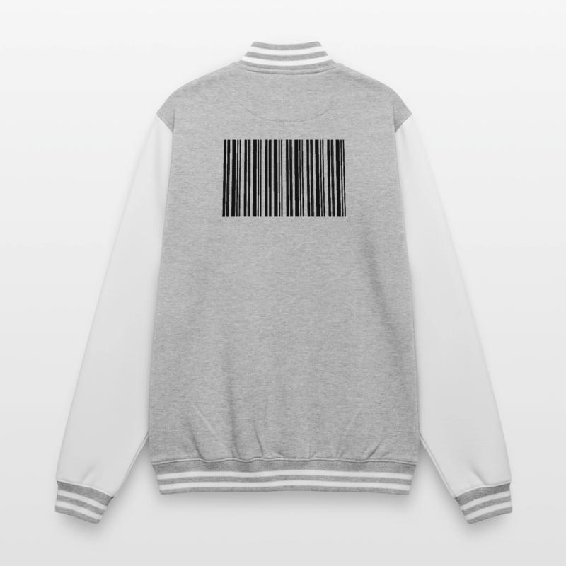 Barcode Barcode Nerd IT Technology Design College Sweat Jacket