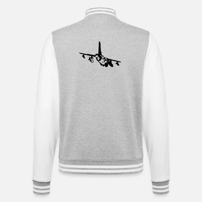 Tornado Jet - College Sweat Jacket - heather grey/white